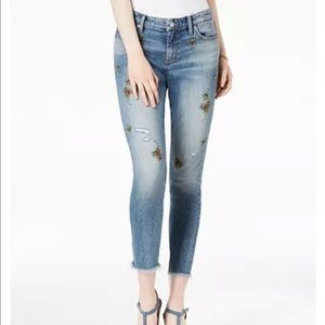 Lucky Brand Ava Embroidered Skinny jeans